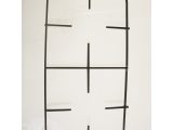 Griglia piattina smaltata nera 2 fuochi areilos 48 x 26 cm