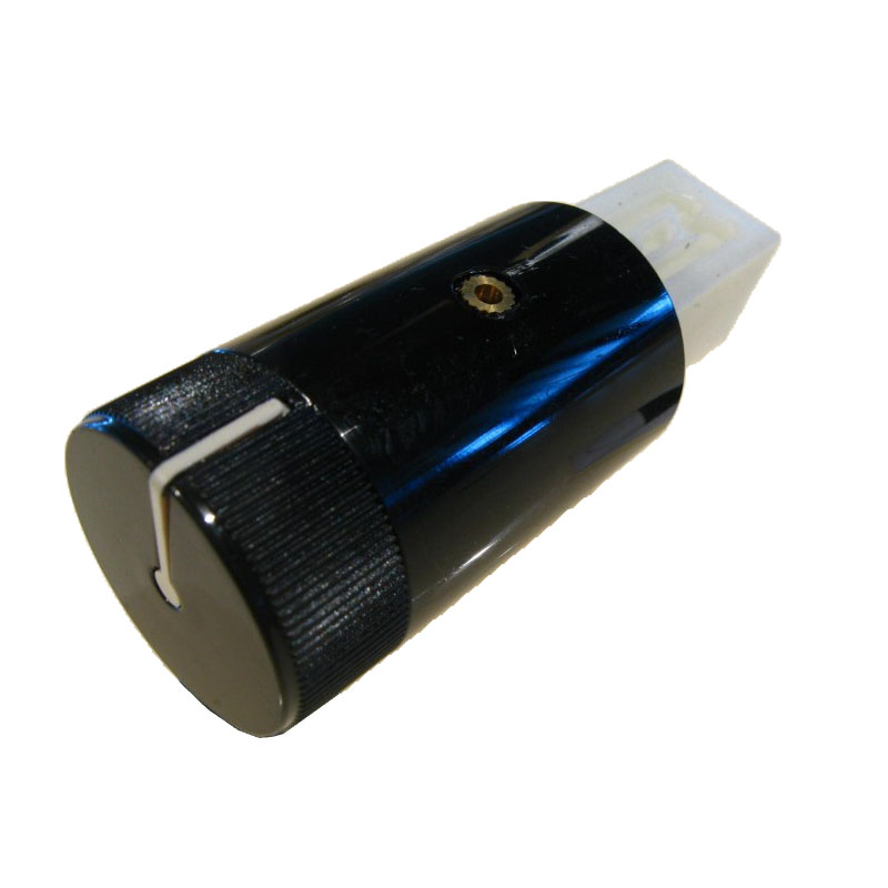Manopola Metallica Nichel Per Chitarra/Basso - Campana Per Albero Split 6mm - MK-MBP-N