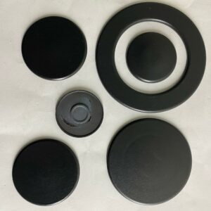 5 spartifiamma smaltati opachi per piani cottura COMPATIBILI CON ALCUNI MODELLI FRANKE ARISTON GLEM GAS CANDY