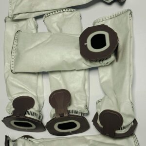 6 Sacchetti In Microfibra Per MODELLO FP7 COMPATIBILI CON Vorwerk Kobold Folletto (QUALITA' GARANTITA HOMELY) Microfibra Made In Italy (6 sacchetti per modello senza fili FP7)