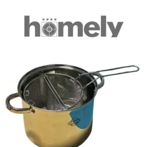 SPAGHETTIERA CON DOPPIO CESTELLO INCLUSO (TRIPLO FONDO A INDUZIONE) ACCIAIO INOX