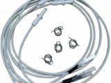 Kit 4 Elettrodi Accensione Piano Cottura Gas Universali con Cavi e Molle – Ricambio Compatibile Nardi, Meneghetti, Teka, Filip, Zepa e Molti Altri Modelli