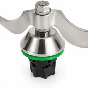 Coltello Impastatore Compatibile con Bimby TM5 TM6 Lama per Impasti in Acciaio Inox, Accessorio per Pane Pizza Focacce Brioche, Ricambio Compatibile Non Originale