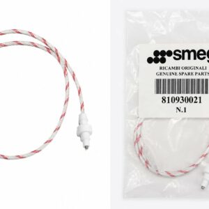 Candela Accensione Originale Con Cavo 570mm per Piano Cottura e Cucina Gas – Ricambio Originale OEM – Elettrodo Accenditore con Cavo Alta Temperatura – Compatibilecon SMEG Modelli 810930021