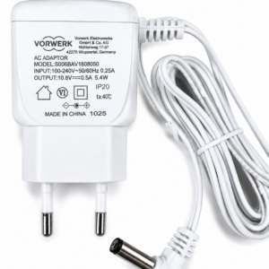 Caricabatterie Originale Compatibile Con Vorwerk Folletto VC100 VG100 – Alimentatore di Rete Originale Cod. 73184 – Ricarica Sicura e Veloce – Ricambio Originale Garantito MADE IN GERMANY